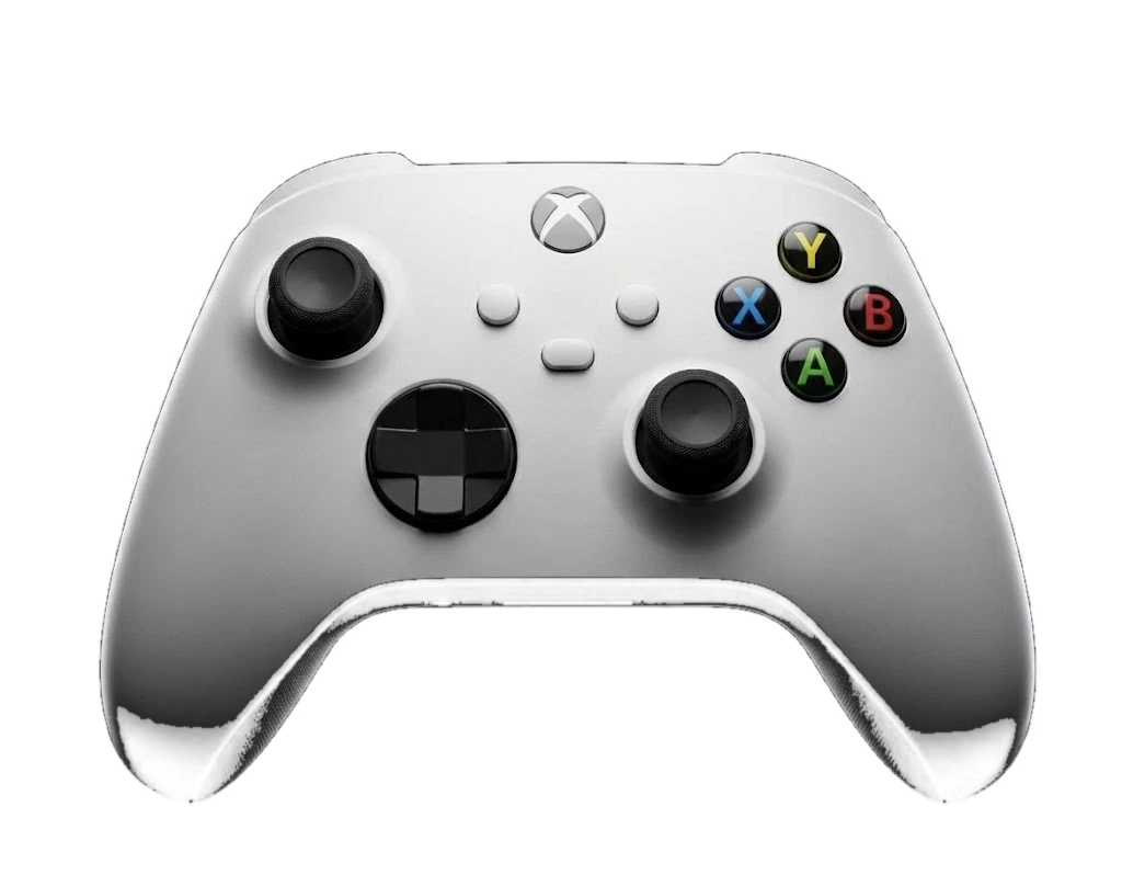 A white Xbox controller